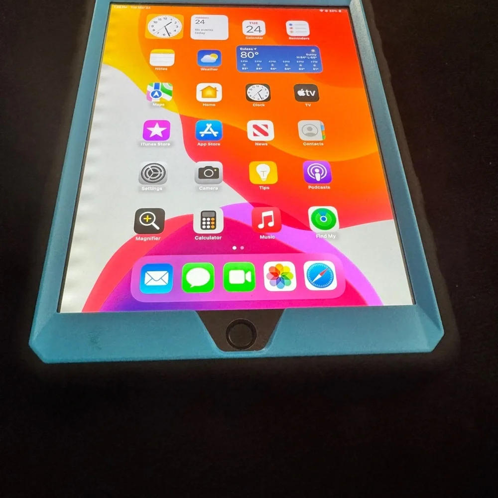 Apple iPad in Space Gray with Black Bezel